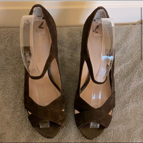 Franco Sarto Suede Heels - Picture 3 of 8